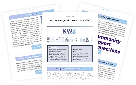 collage de newsletter